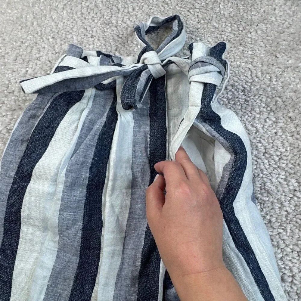 Point Sur Striped Paperbag Linen Pants - Picture 8 of 12